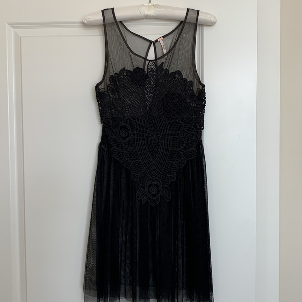 Free People black tulle dress 🖤